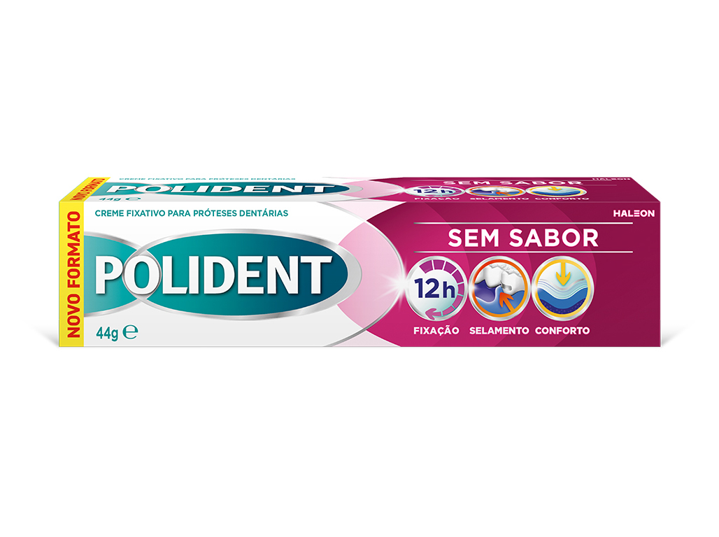 CREME FIXATIVO POLIDENT S/ SABOR 44GR