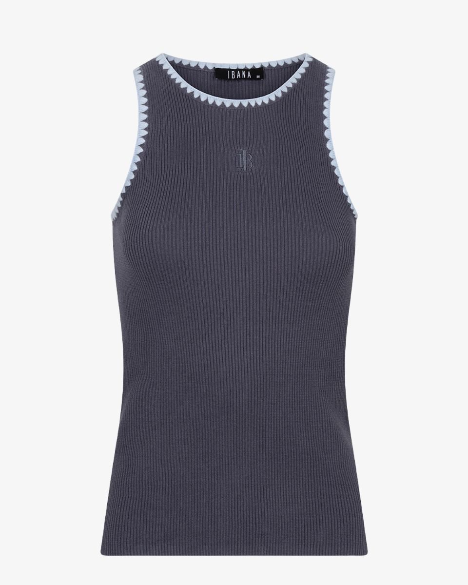 Ibana Timora Grijs Dames Tanktop