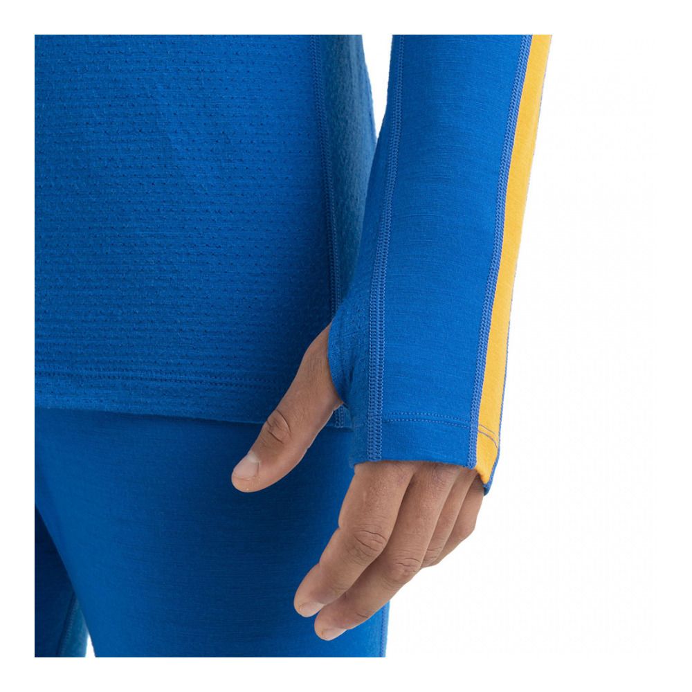Icebreaker ZONEKNIT 200 - Sous-couche Homme lazurite/solar/cb