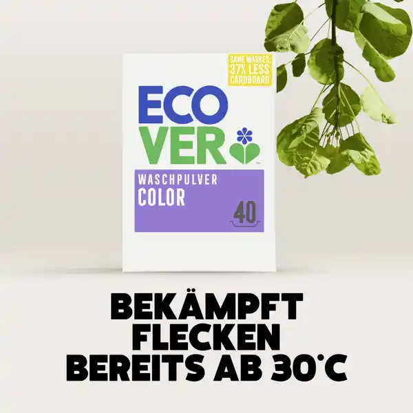 Colorwaschmittel Pulver Lavendel & Eukalyptus 40 WL