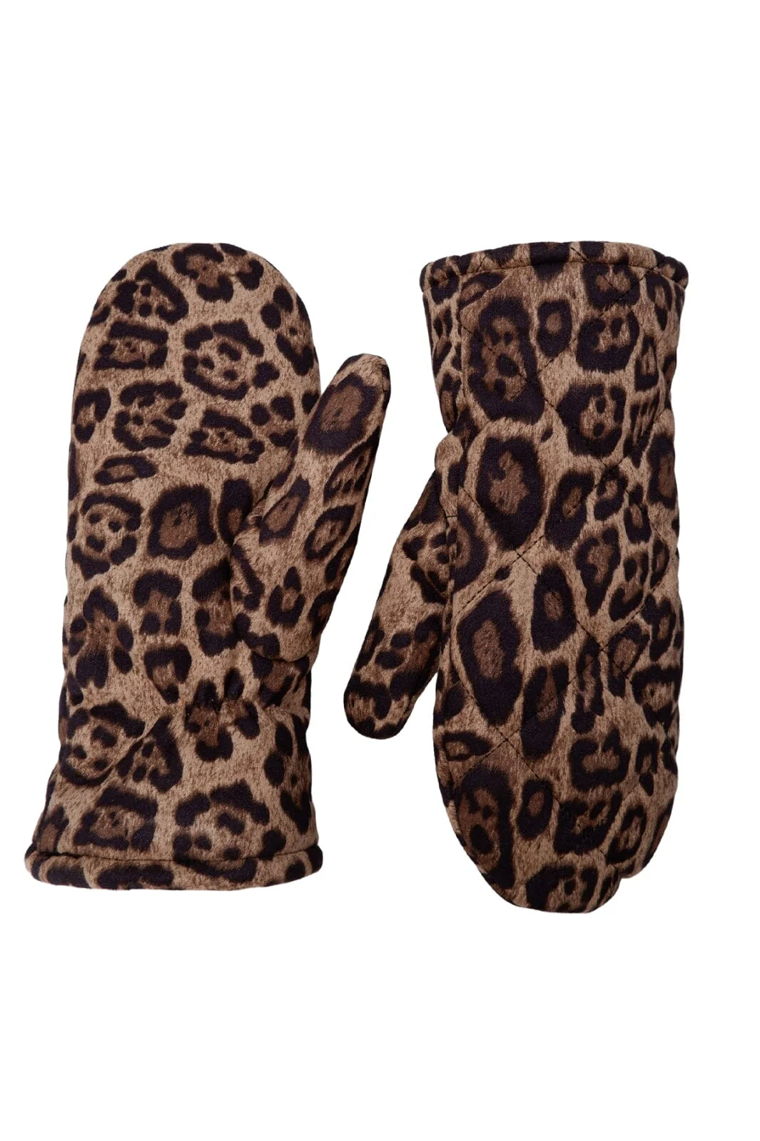 Black Colour Bcsadorina Quilted Mittens 9786