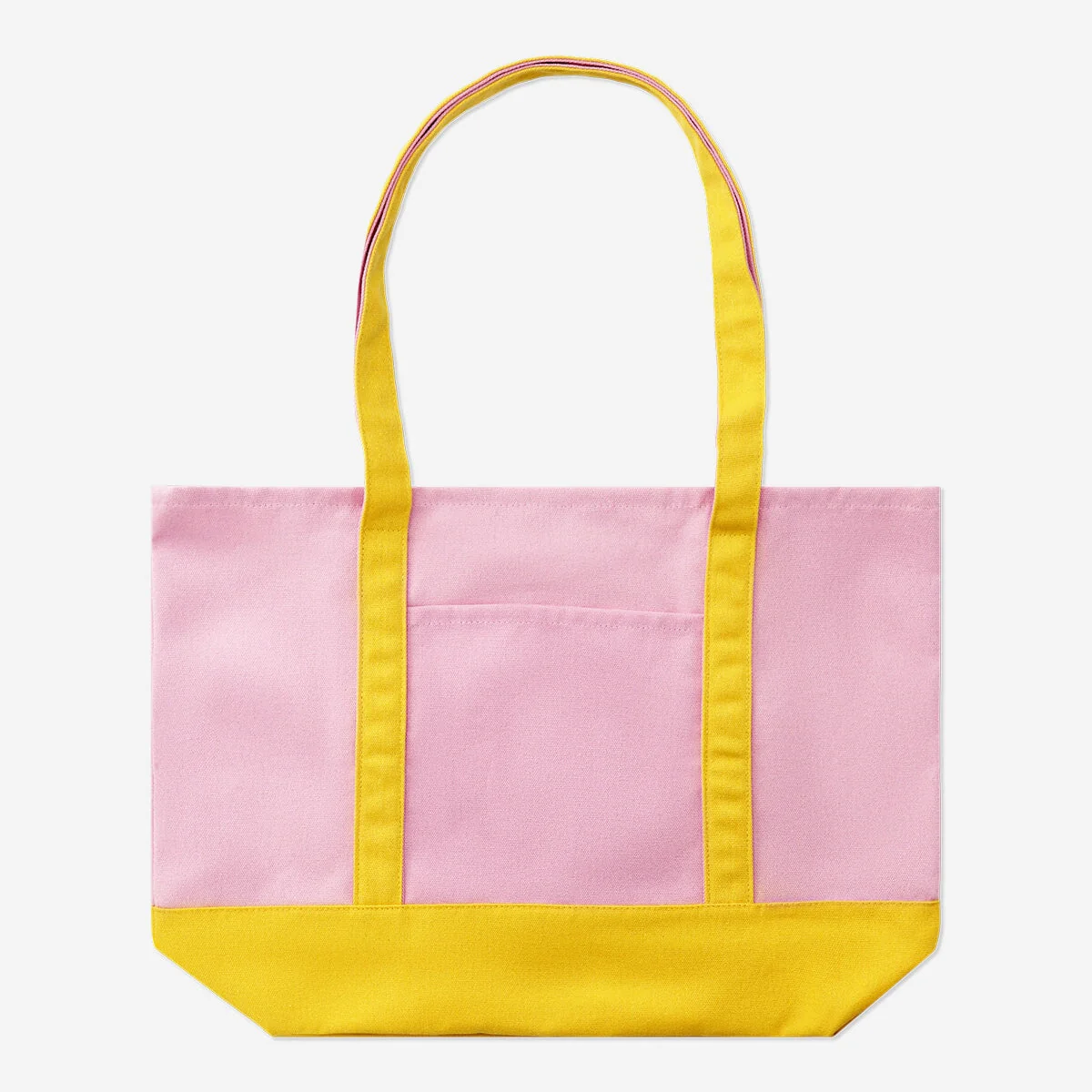Flerfarvet shopper-taske