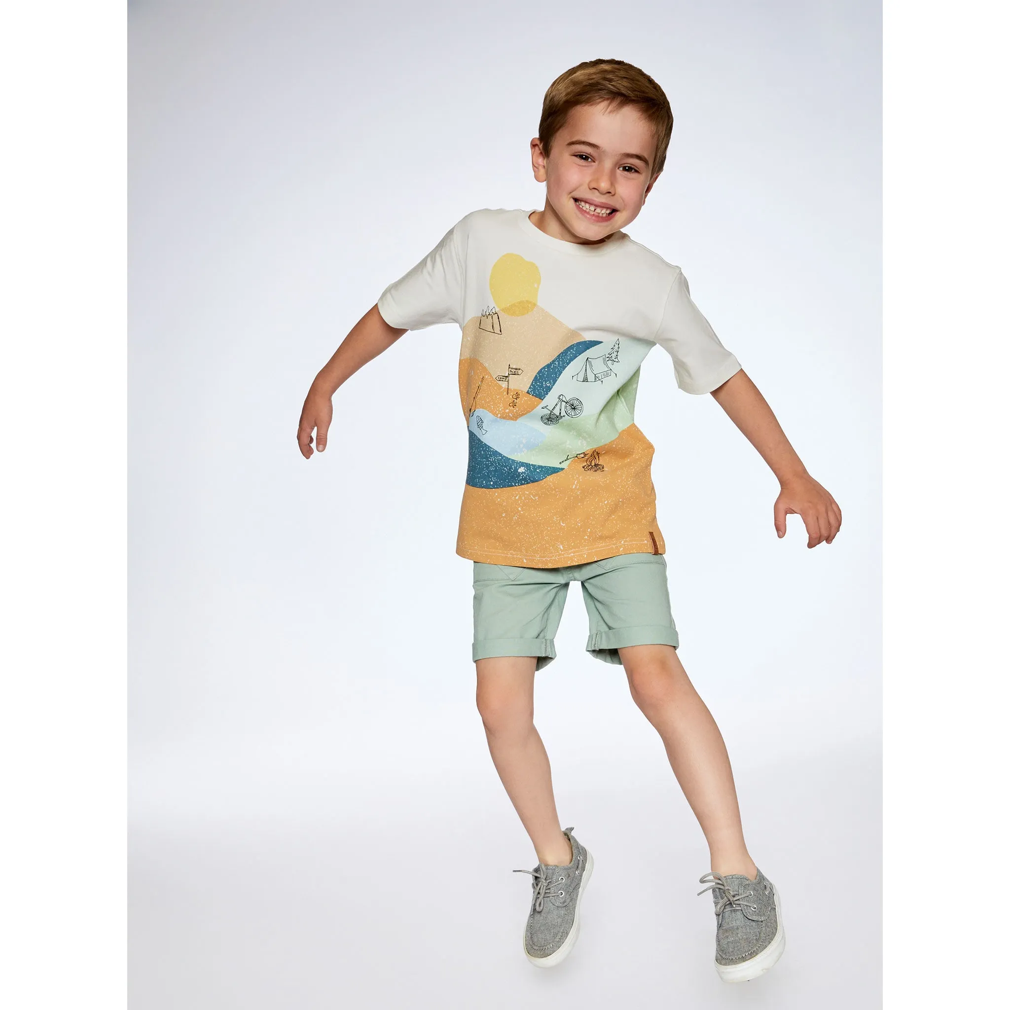 Deux par Deux T-shirt Paysage BOYS 3-6ans