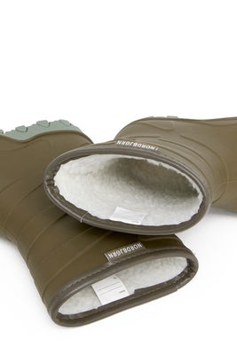 Nordbjørn Grundsund Fôrede Gummistøvler, Dark Olive