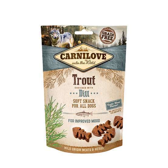 Friandises semi-humide truite & aneth pour Chien 200g