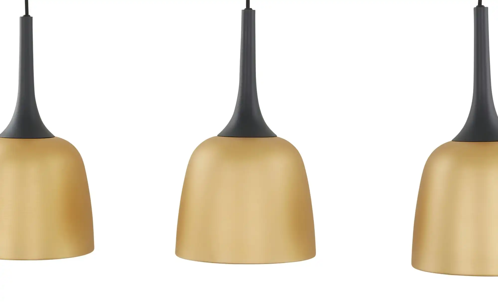 Trio Pendelleuchte, 3-flammig, Messing-matt