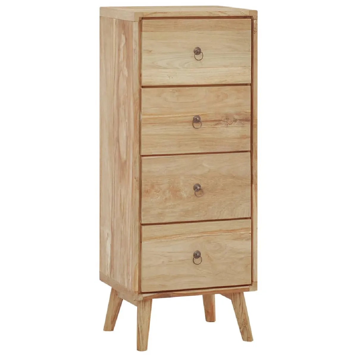 VIDAXL Commode - Bois massif de teck