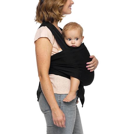 Moby Babytragetuch - Passform - Schwarz