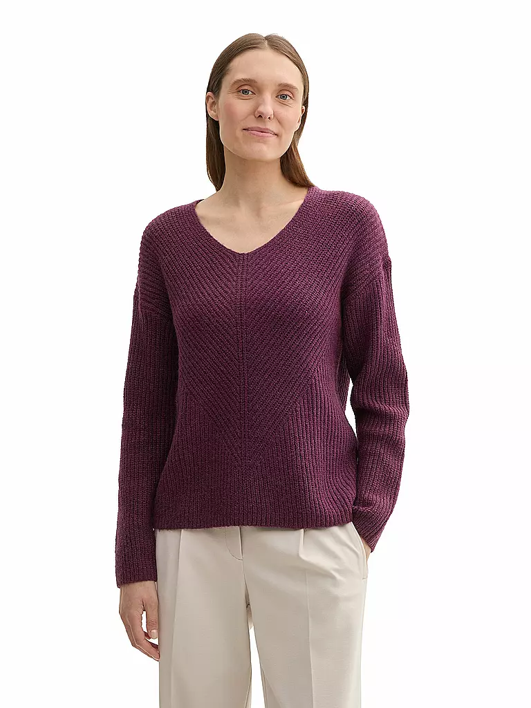 TOM TAILOR Pullover beere