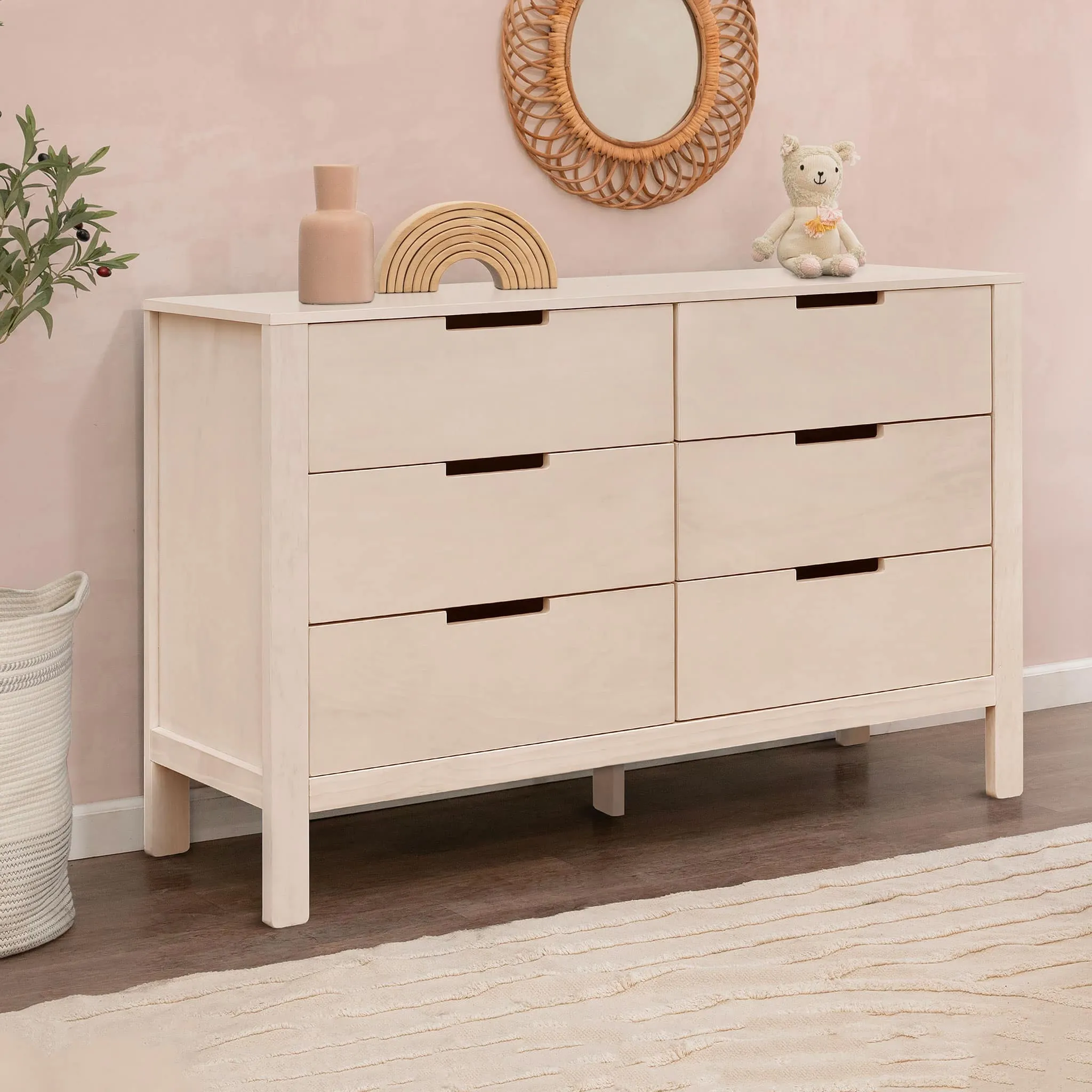 DaVinci Bureau 6 Tiroirs Colby - Naturel Lavé