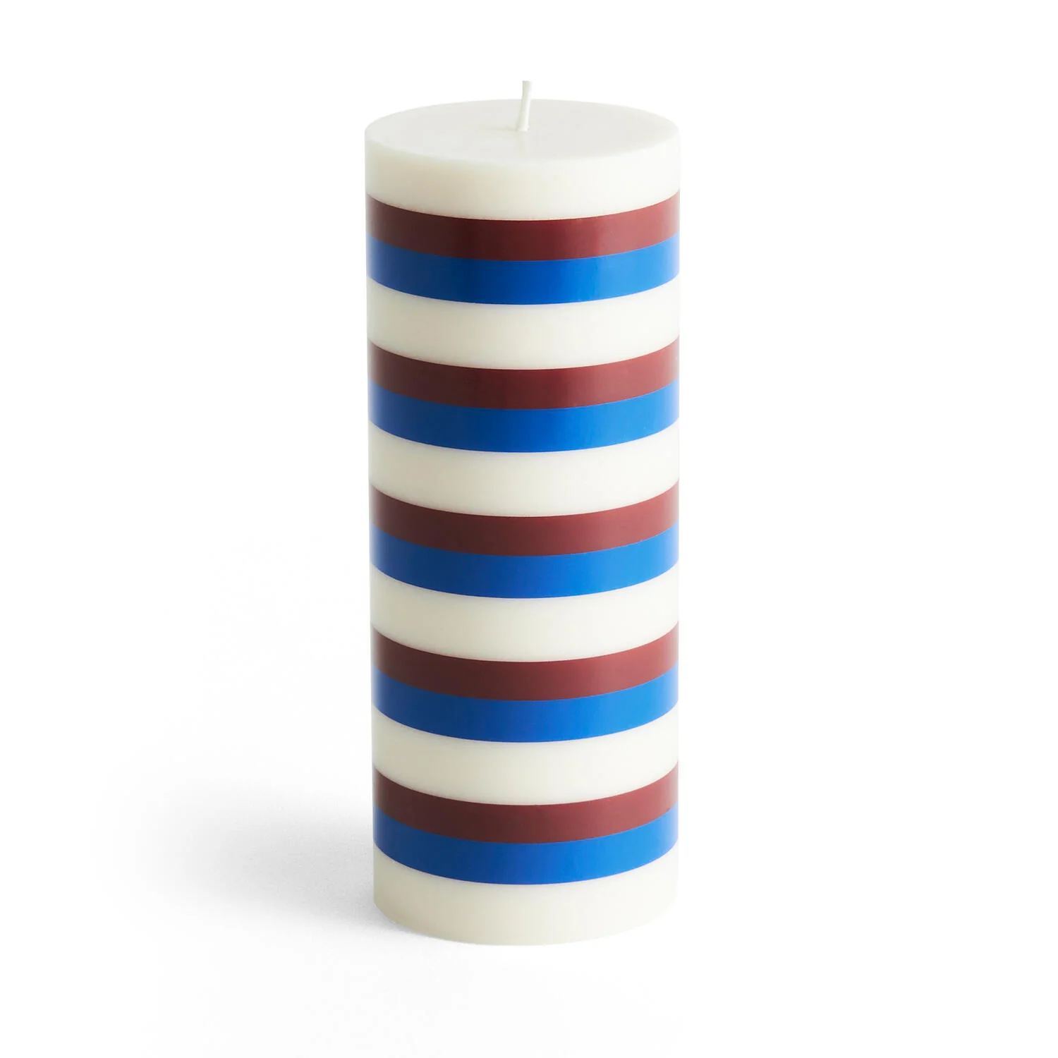 HAY  Column stearinlys, Medium - Off-white/brown/blue