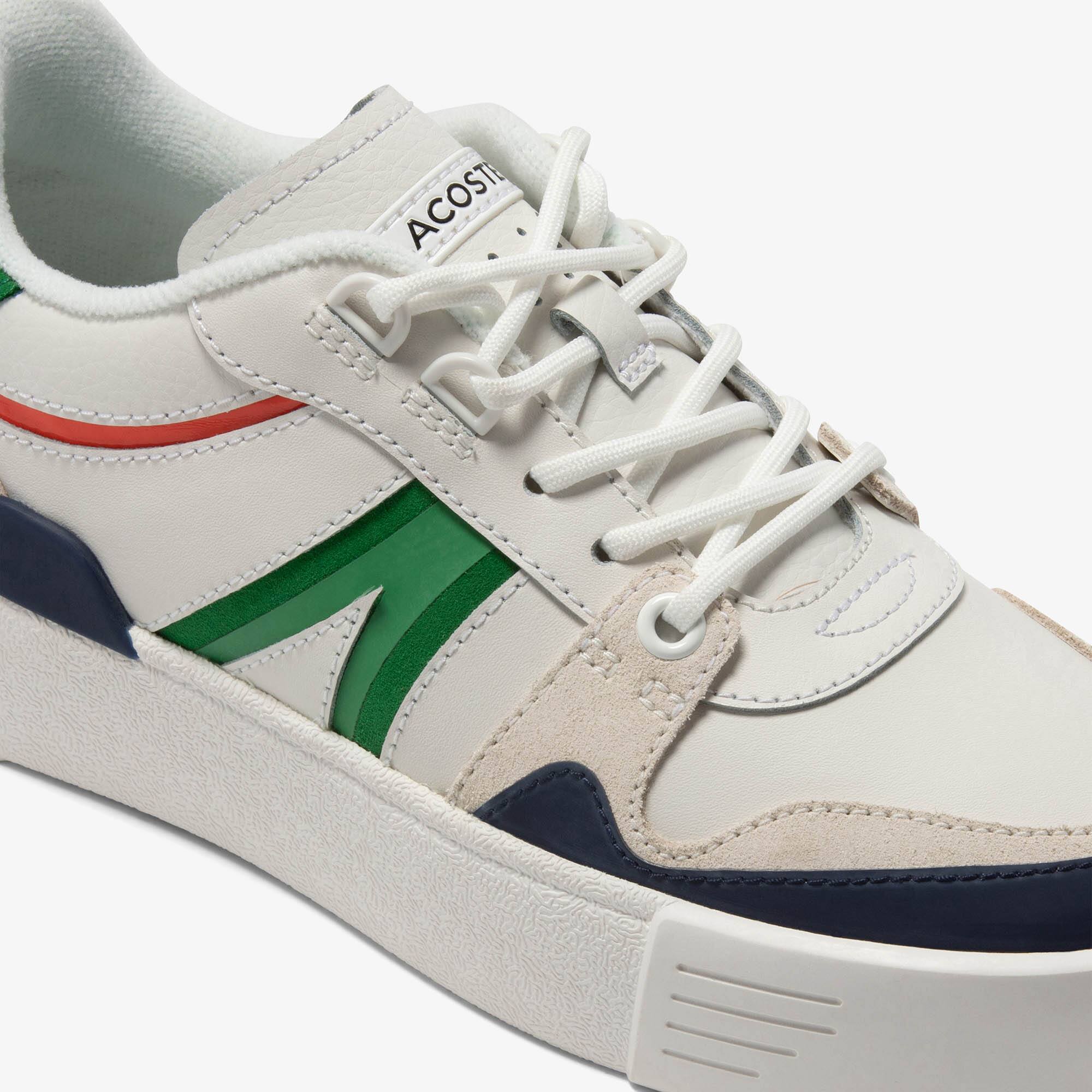 Sneakers L002 femme en cuir et mesh Sneakers - Blanc - Lacoste - Femme