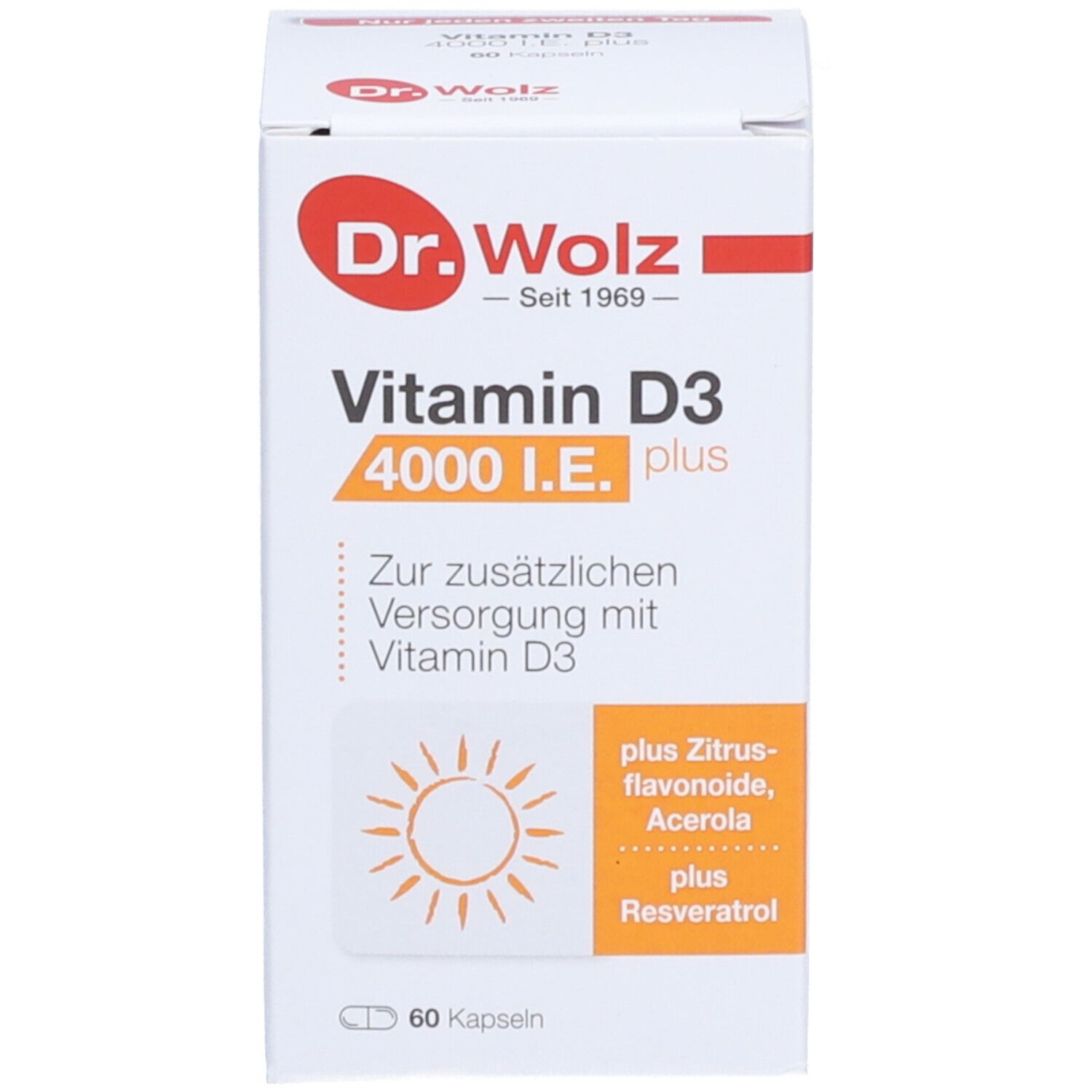 Dr. Wolz Vitamin D3 4000 I.E. plus
