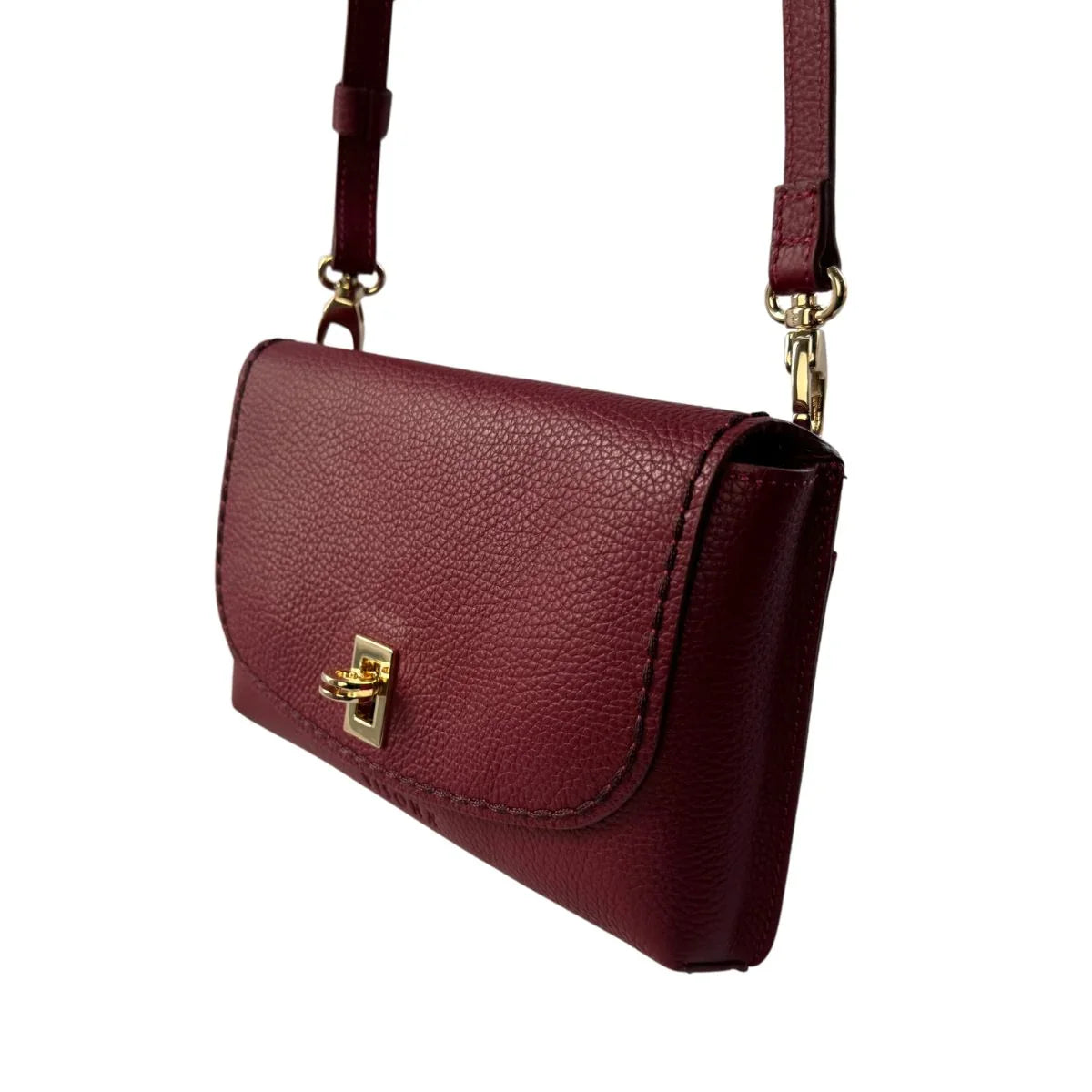 Plinio Visona | 20631 | Leren crossbody telefoon tas
