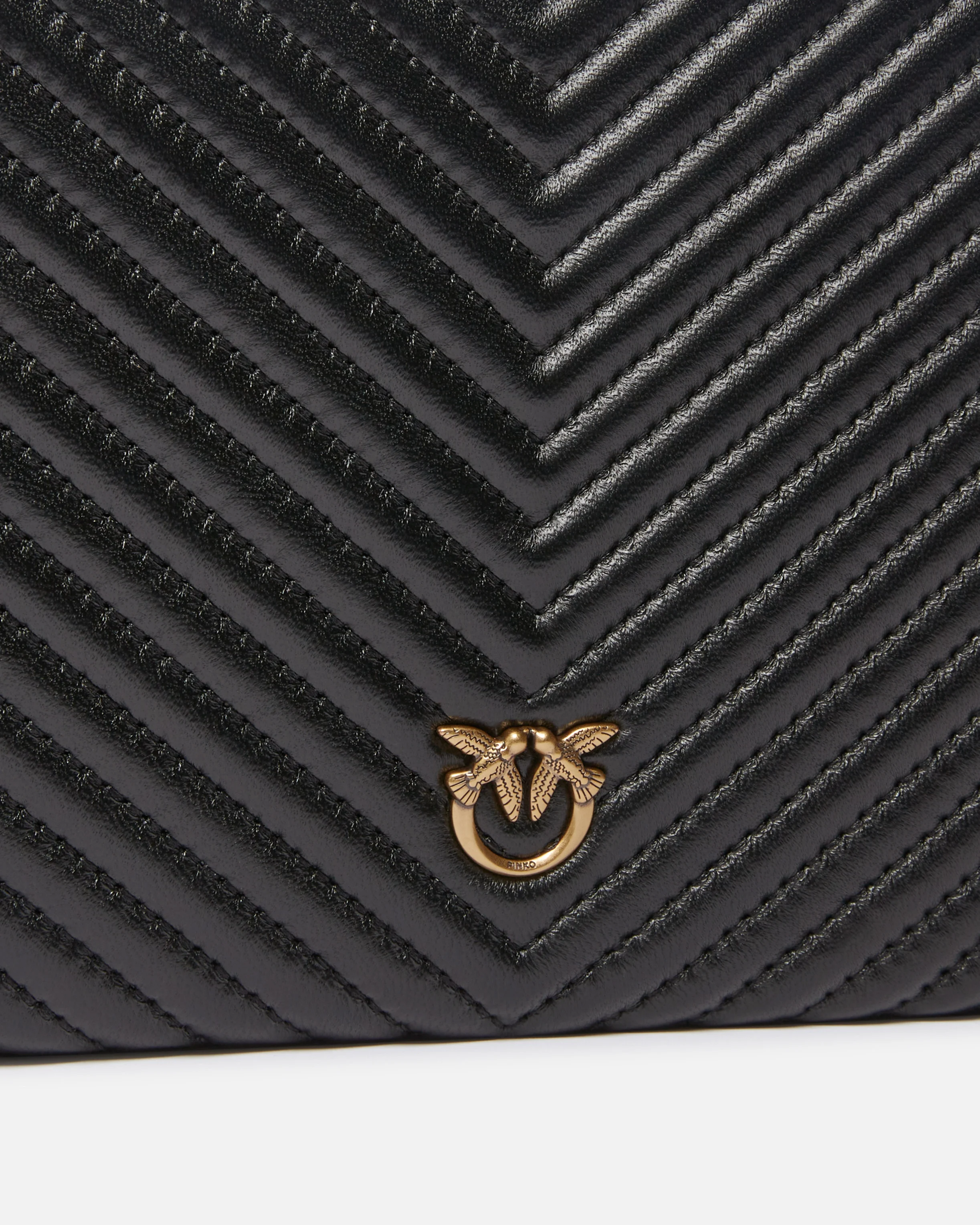 Petit sac enveloppe matelassé | Noir