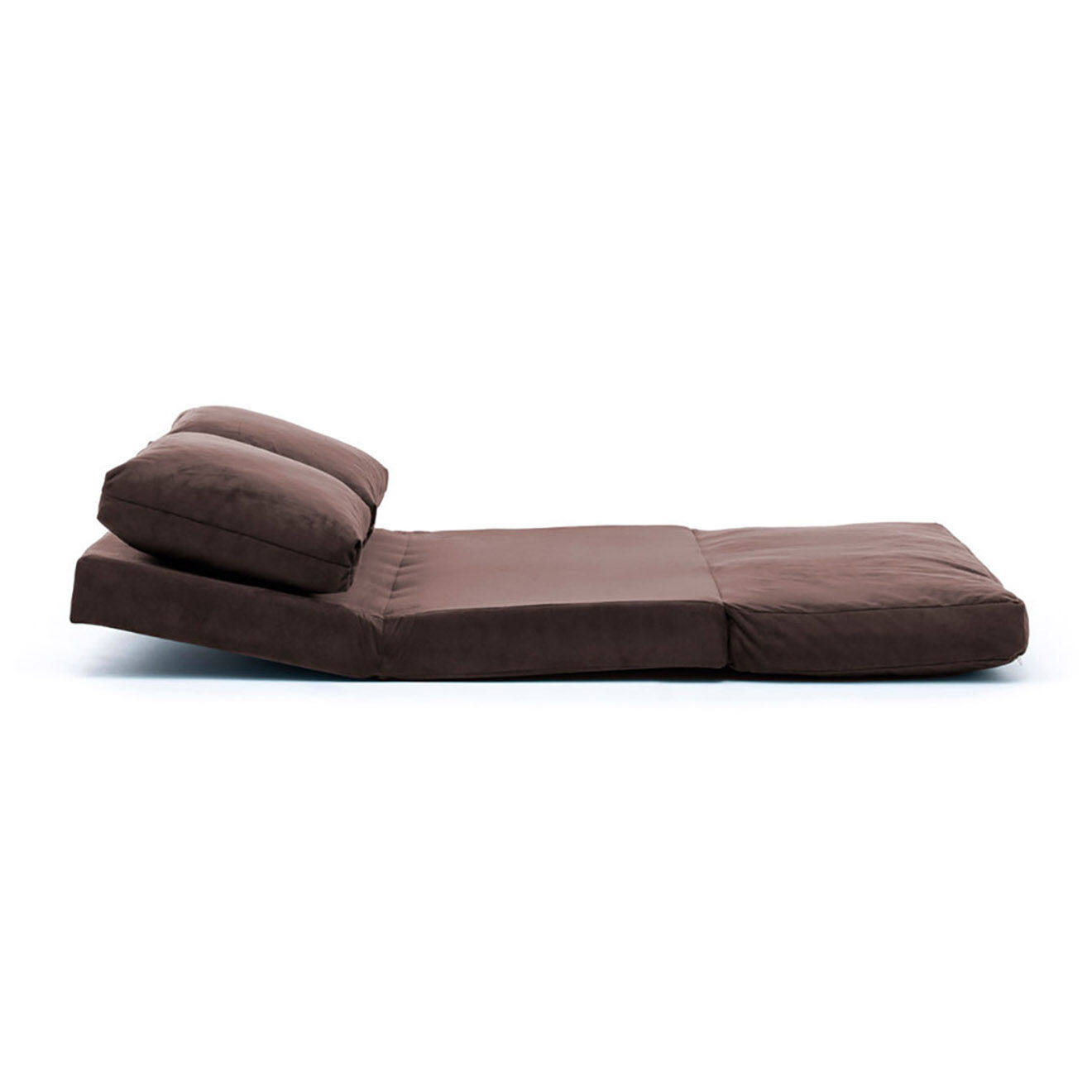 Homitis Banquette Convertible 2 places Taida marron - 120x68x26 cm