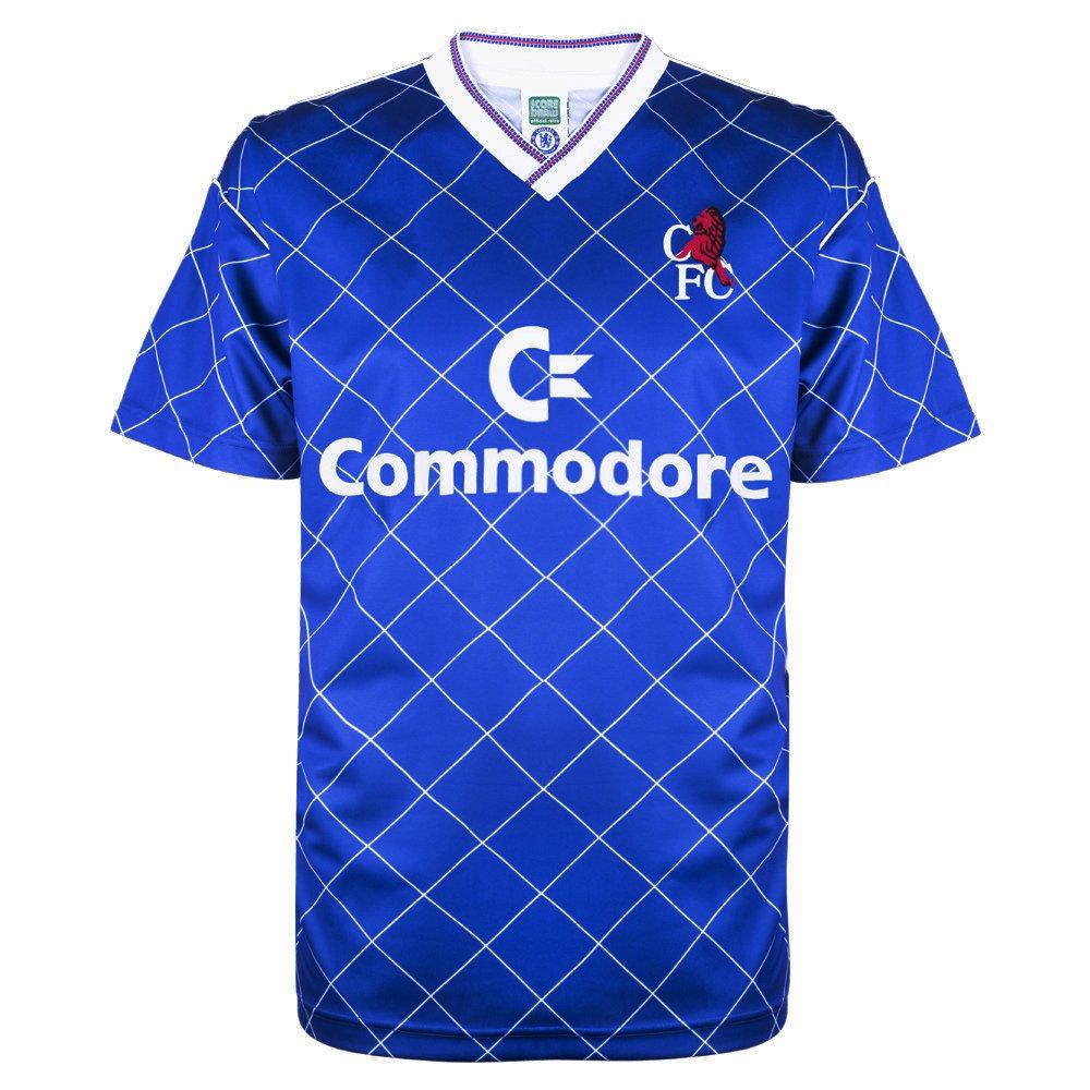Score Draw Chelsea Football Club 1988 Retro Shirt Adults
