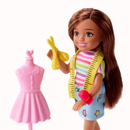 Barbie Chelsea-Karrierepuppe mit passendem Berufe Outfit und zugehörigem Zubehör