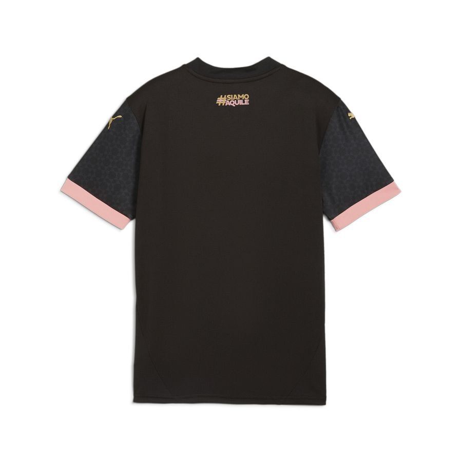 Palermo Maillot Extérieur 2024/25 - Noir/Doré Enfant