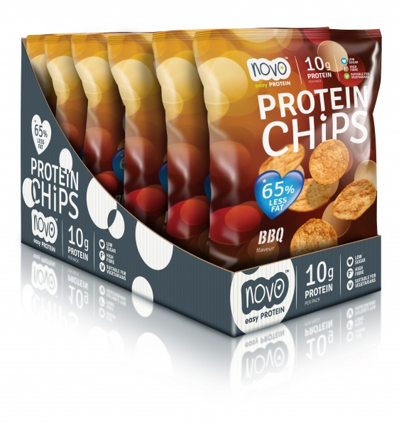Novo Proteinchips BBQ 6x30g