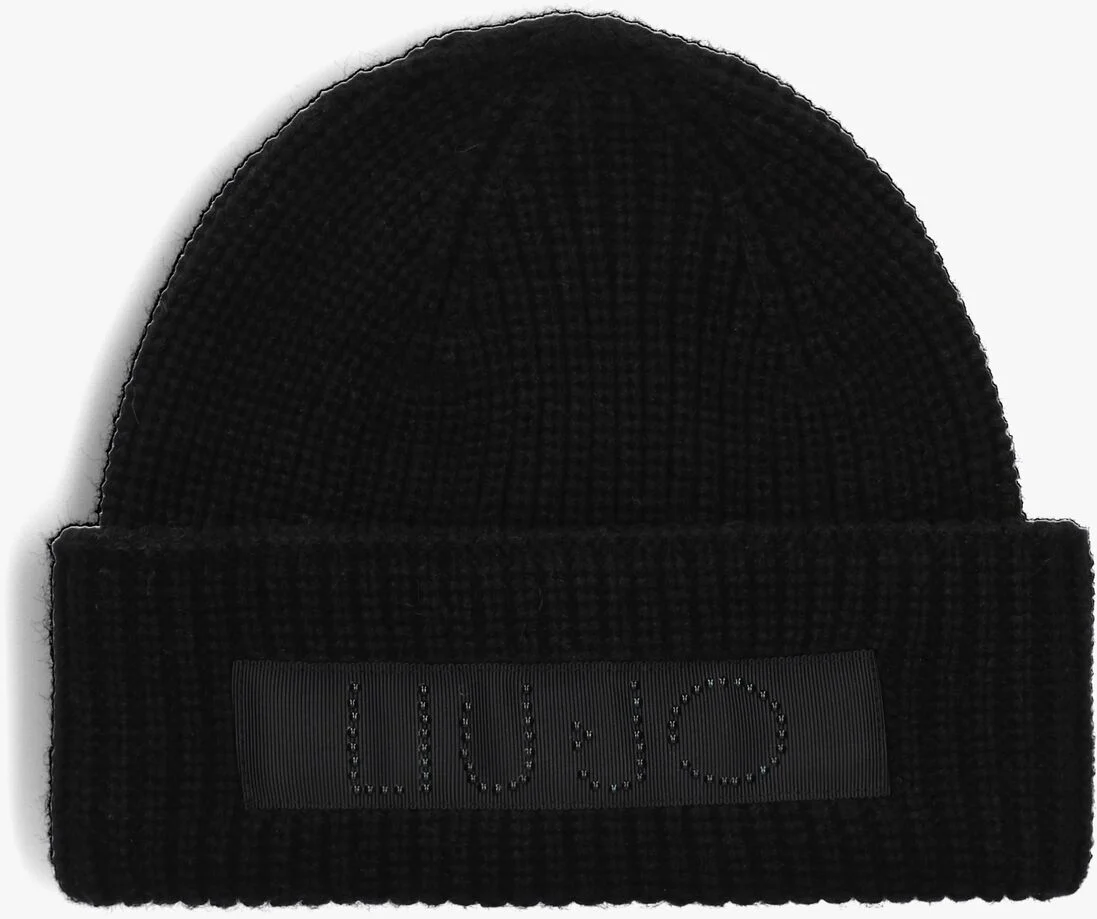 LIU JO zwarte liu jo hoed logo hat
