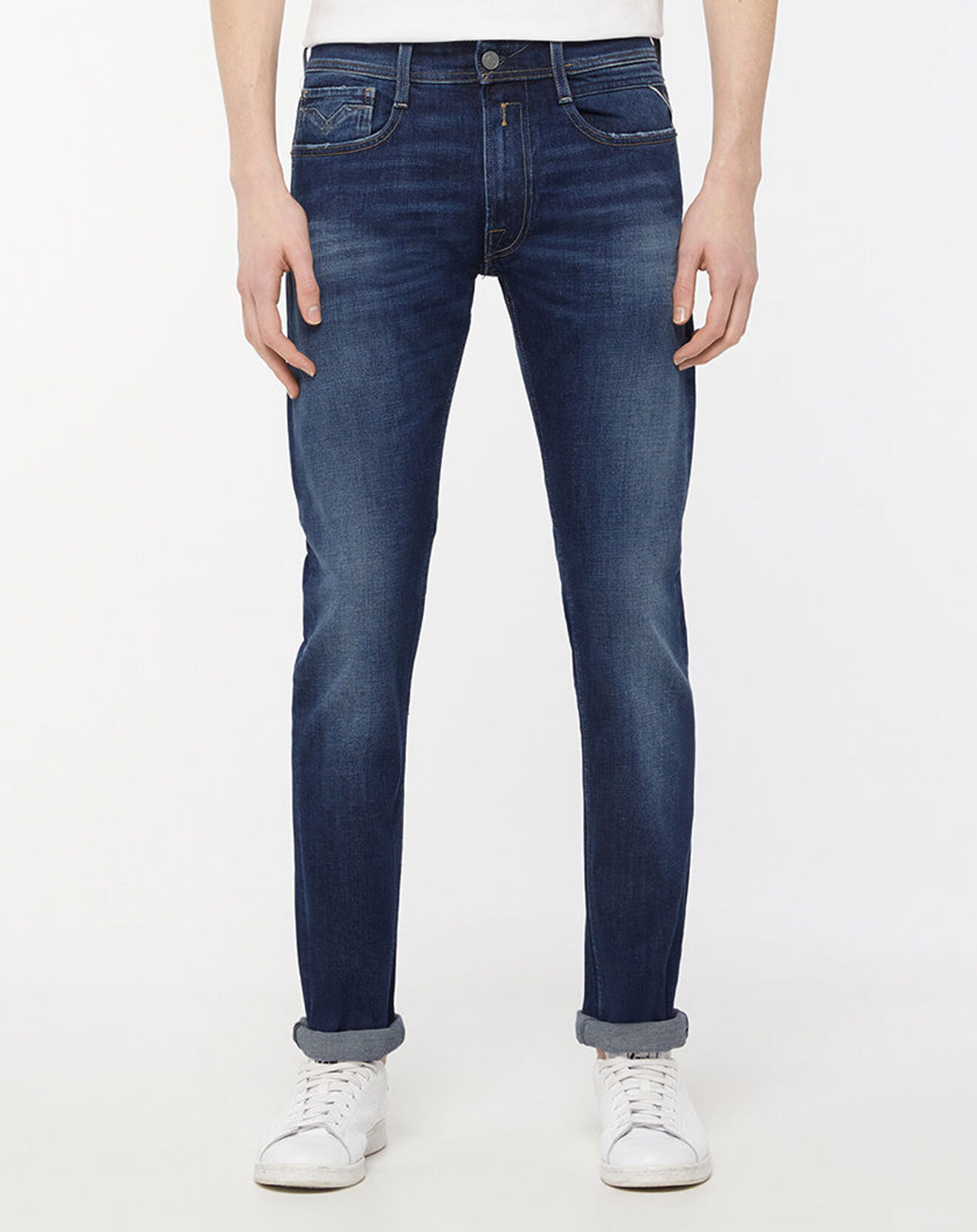 Replay Jean Denim Functional bleu foncé