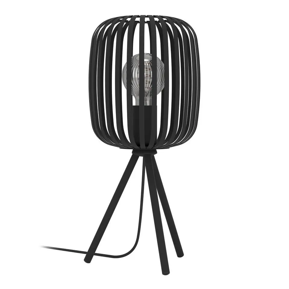 EGLO Romazzina Tafellamp - E27 - Ø 20 cm - Zwart