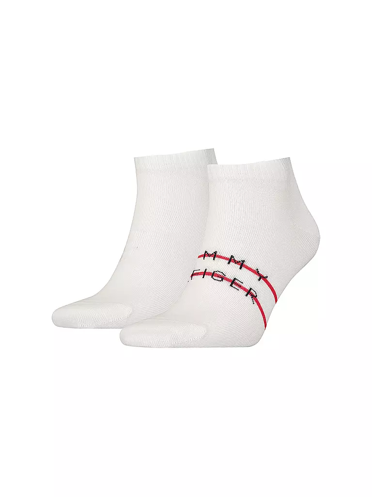 TOMMY HILFIGER Herren Socken 2er Pkg white  weiss