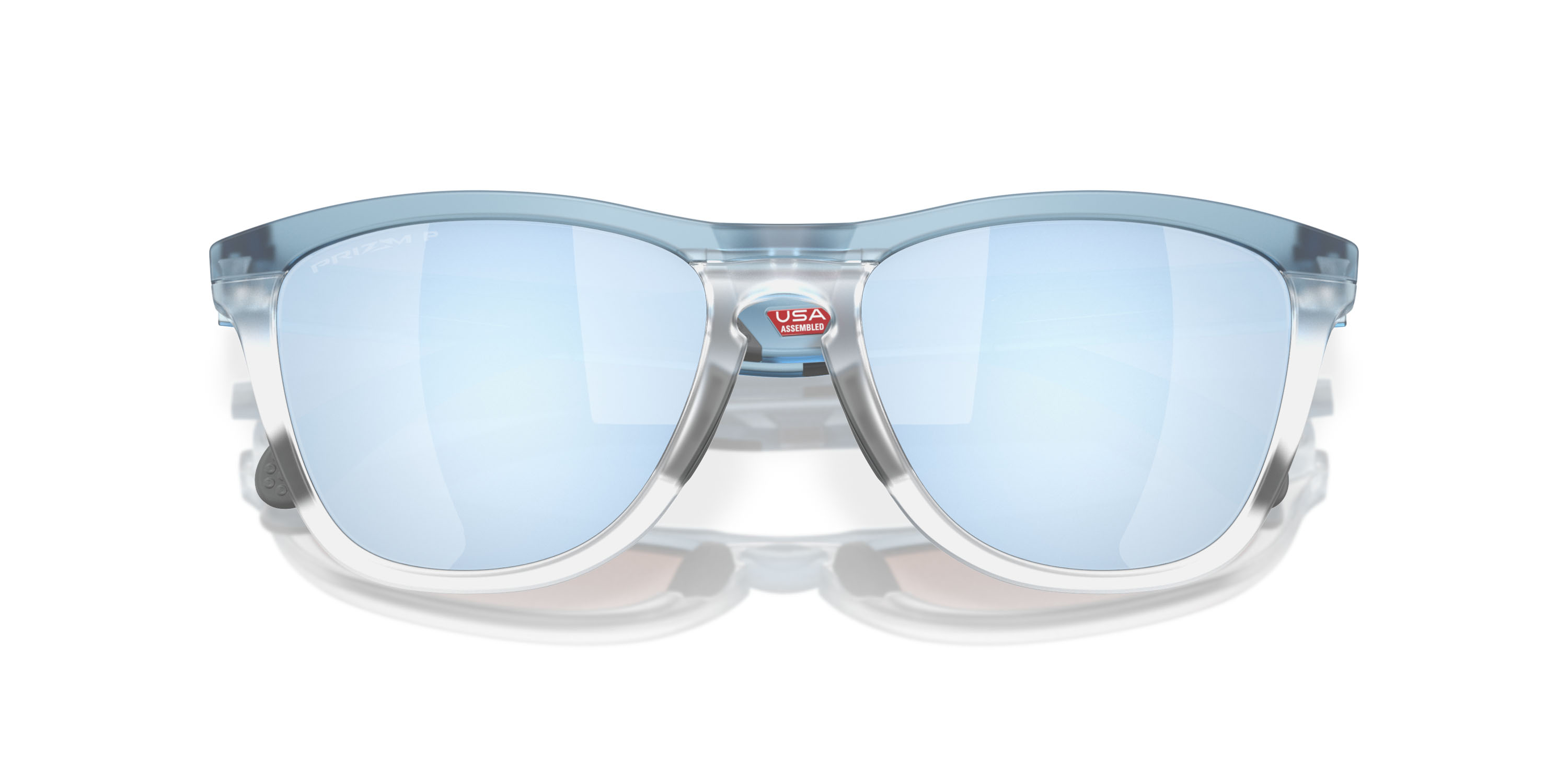 Frogskins Range 0955/Transparent Stonewash/Clear w/Prizm Deep Water Polarized