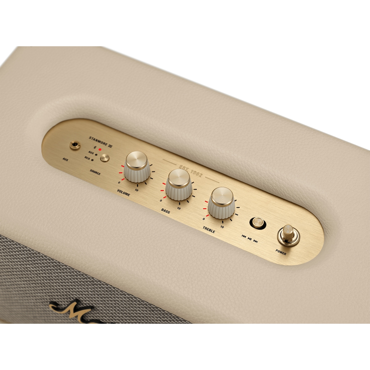 Marshall Stanmore III Bluetooth høyttaler (krem)