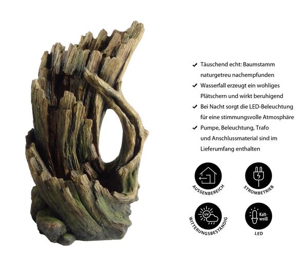 Ubbink Polyresin-Gartenbrunnen Mini-Wasserfall