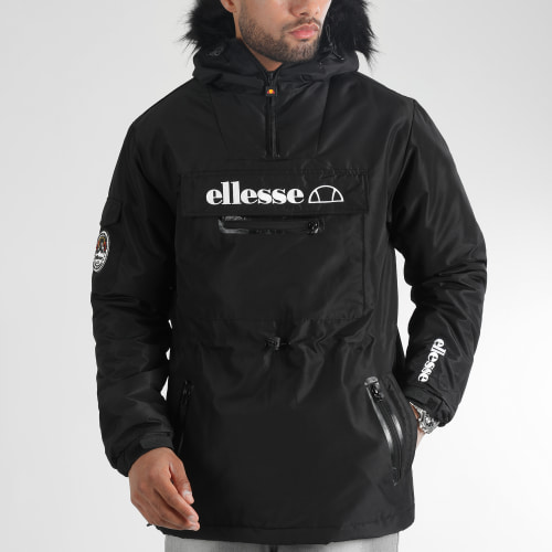Parka Col Zippé Fourrure Paganella SHD09143 Noir