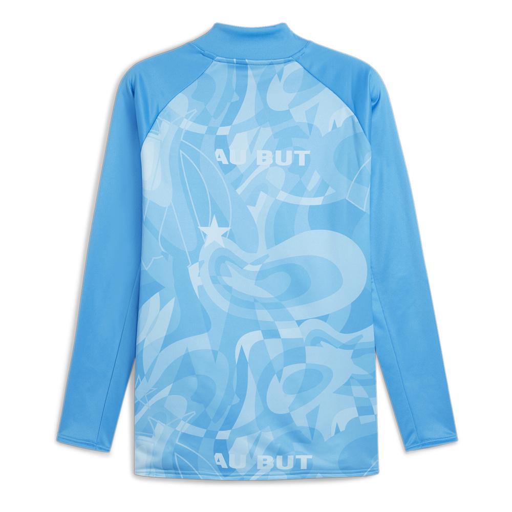 Puma OM Sweat Prématch Bleu Homme Puma 23/24
