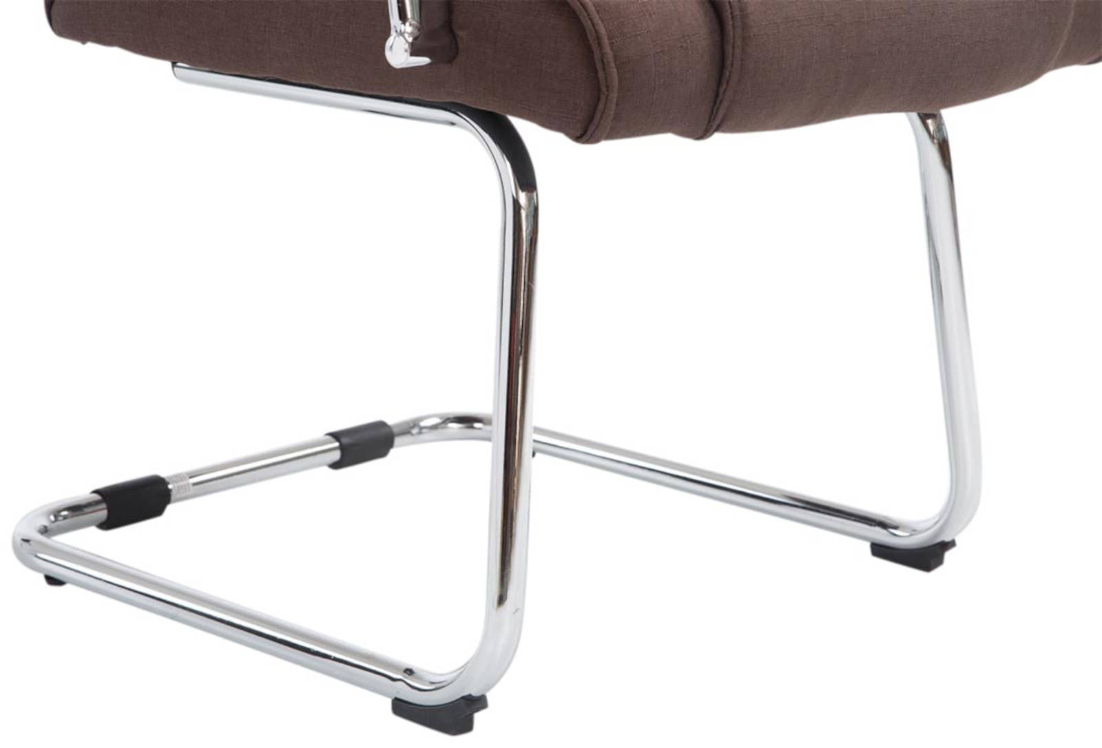CLP 2er Set Freischwinger Attila Mit Metallgestell & Armlehne I Bürostühle Mit Stoffbezug, Polsterung & 180 KG Belastbar