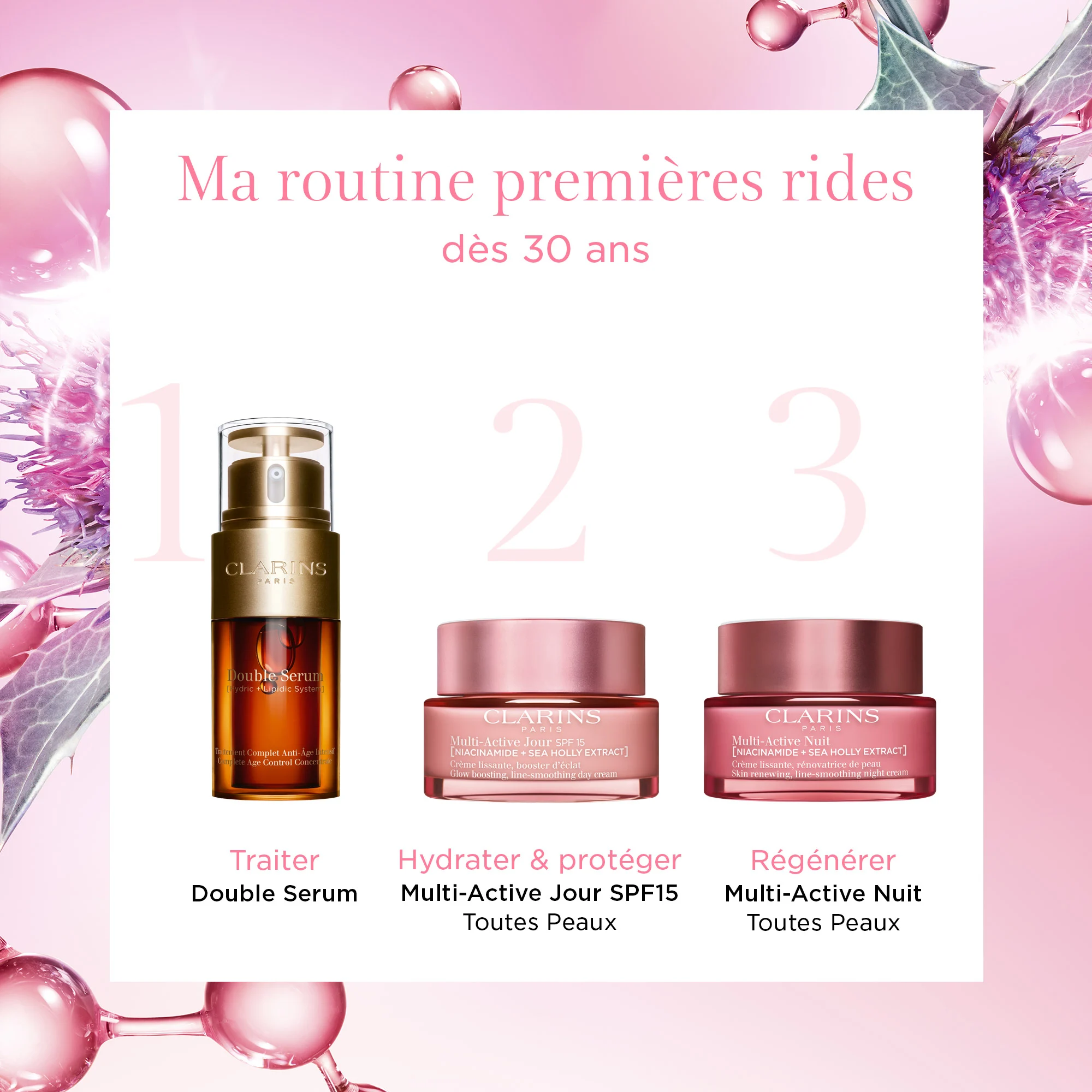 Multi-Active Jour SPF 15 - Crème lissante, booster déclat - Toutes Peaux |