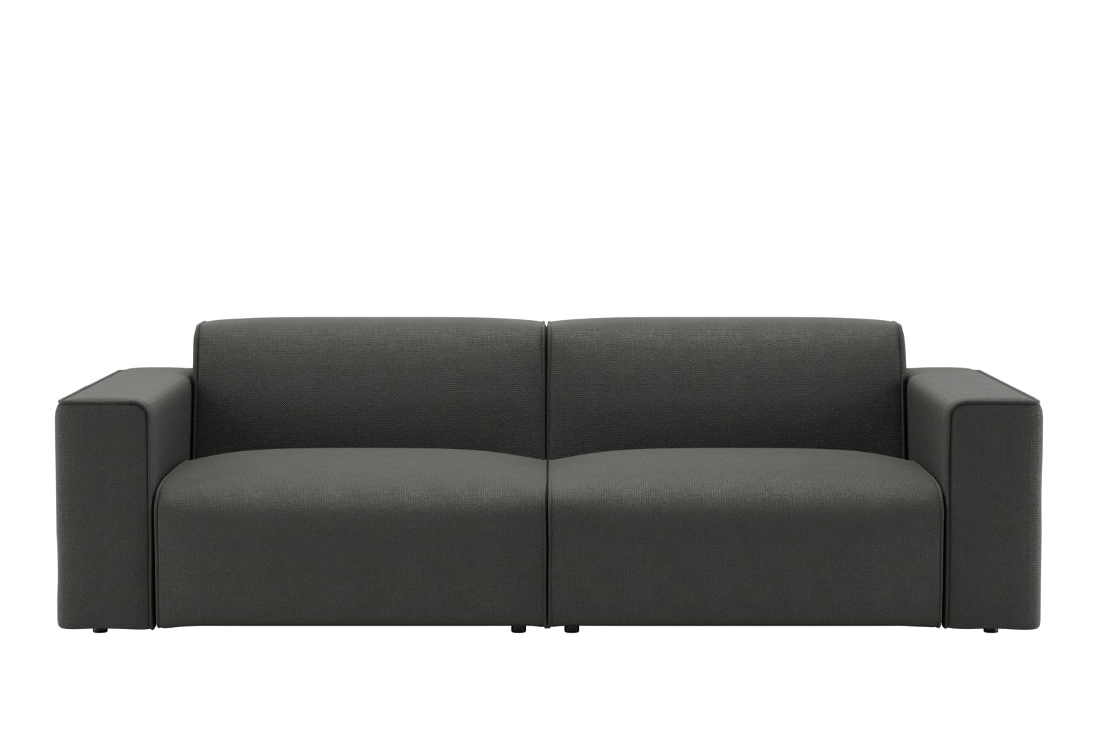 Enjoy 3-seter Tekstil Mito 169 Antracite med sorte ben