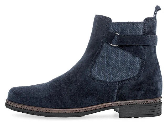 Gabor Chelseaboots  , Blockabsatz, Stiefelette, Businesschuh mit Zierriegel