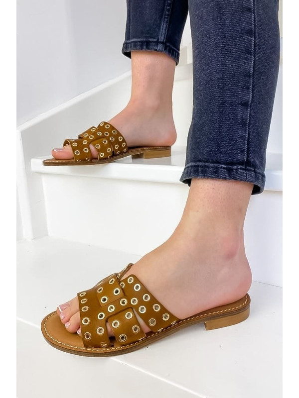 Semerdjian - Mules ALOE Marron