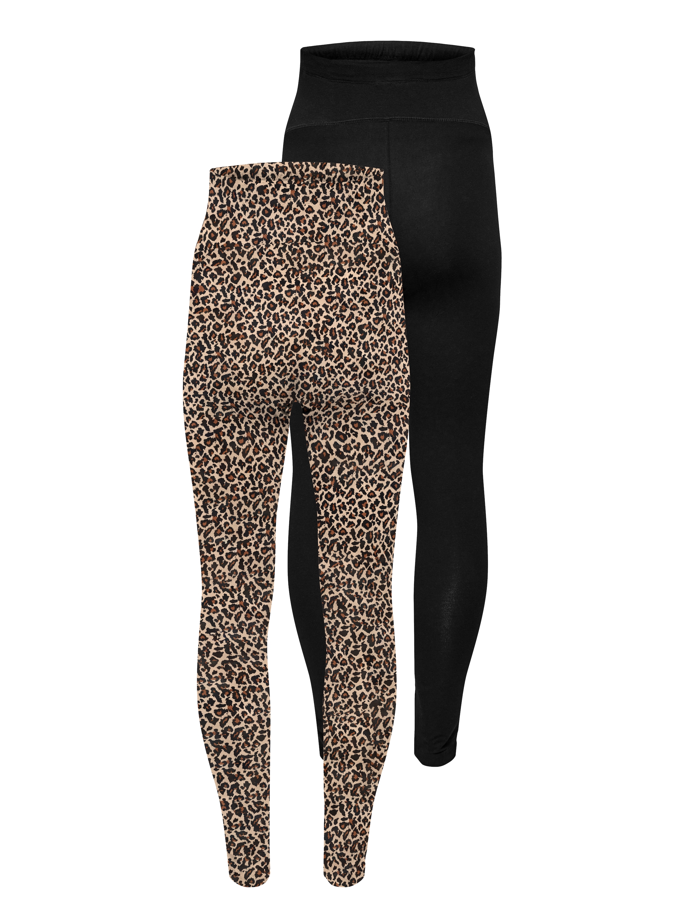 ONLY MATERNITY Umstandsleggings »OLMLOVELY NEW LEGGING 2PCK AOP JRS NOOS«