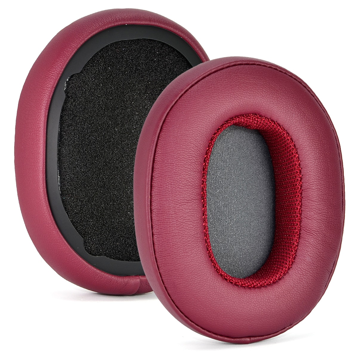 2 pakke erstatnings øreputer for Skullcandy Crusher Wireless/Crusher ANC/Hesh3 Mørkerød