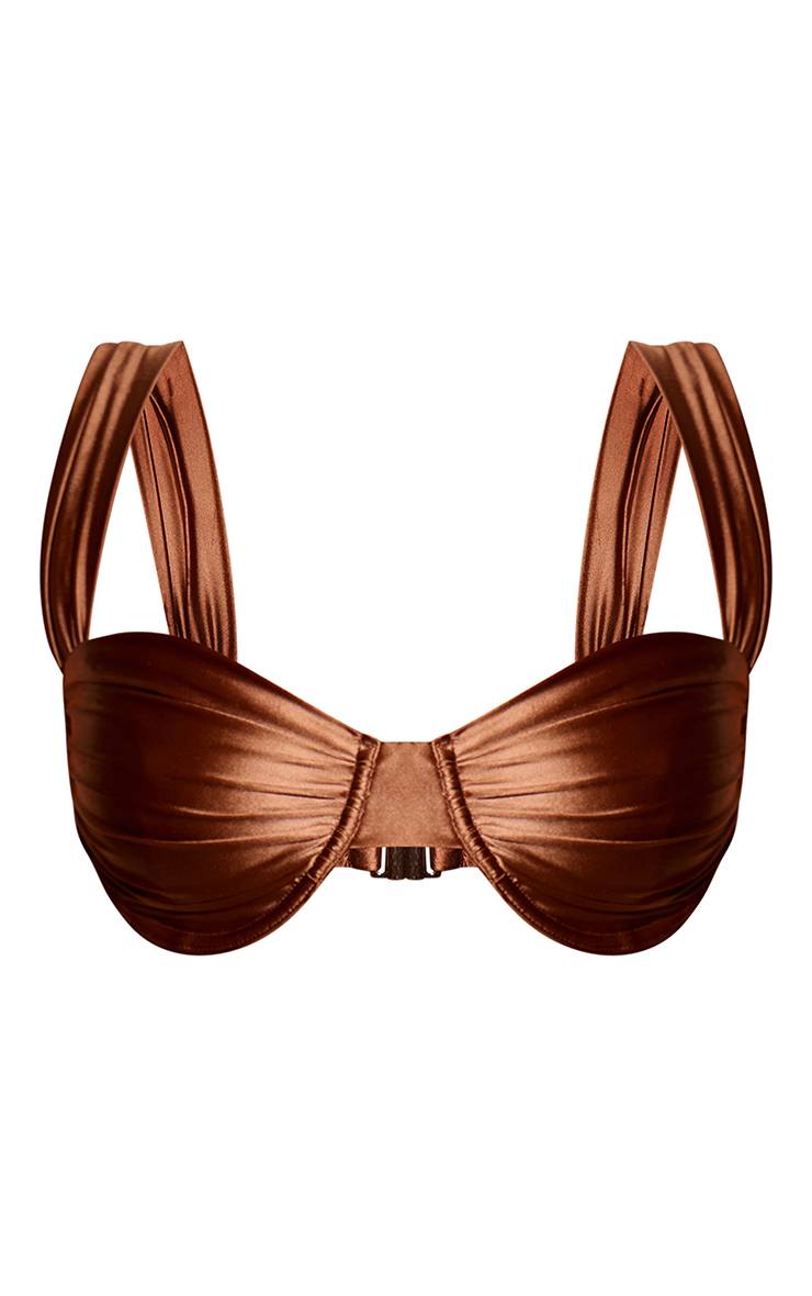Bronze Haut De Bikini À Armatures Shine Swim
