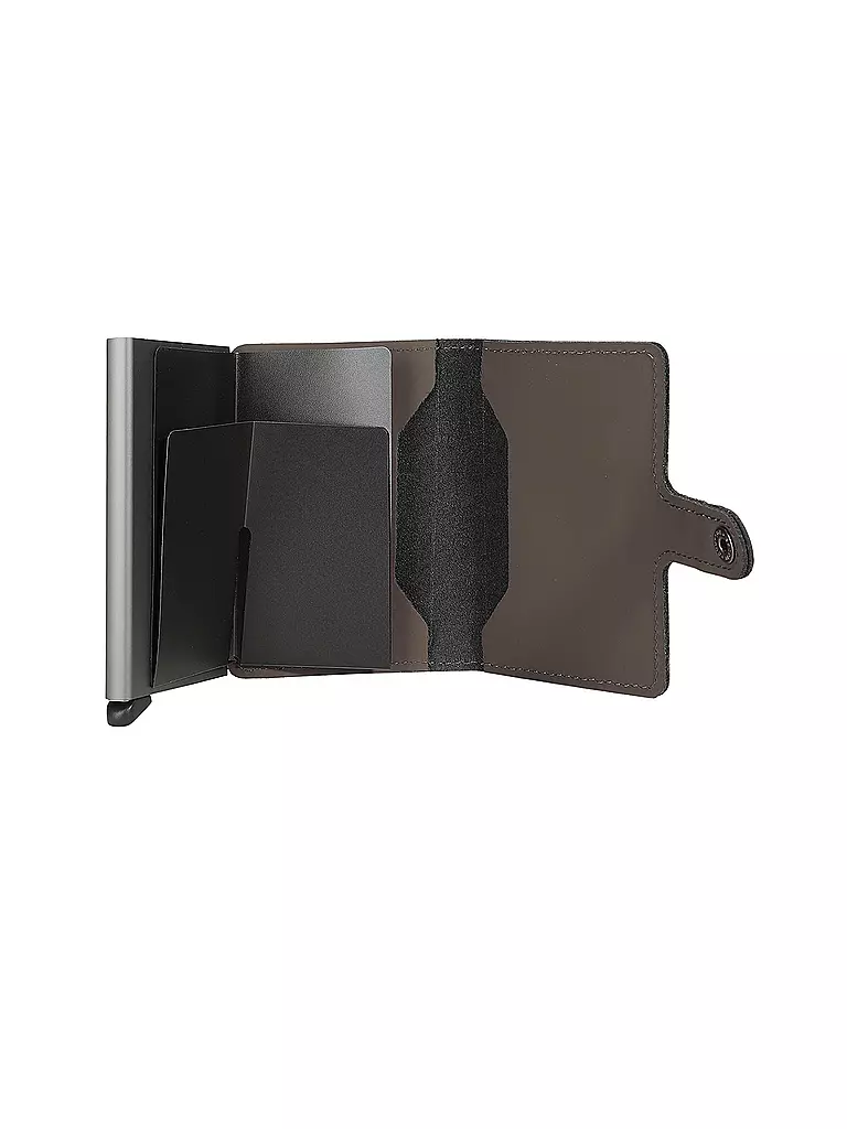 SECRID Geldbörse - Miniwallet MATTE Mini truffel braun
