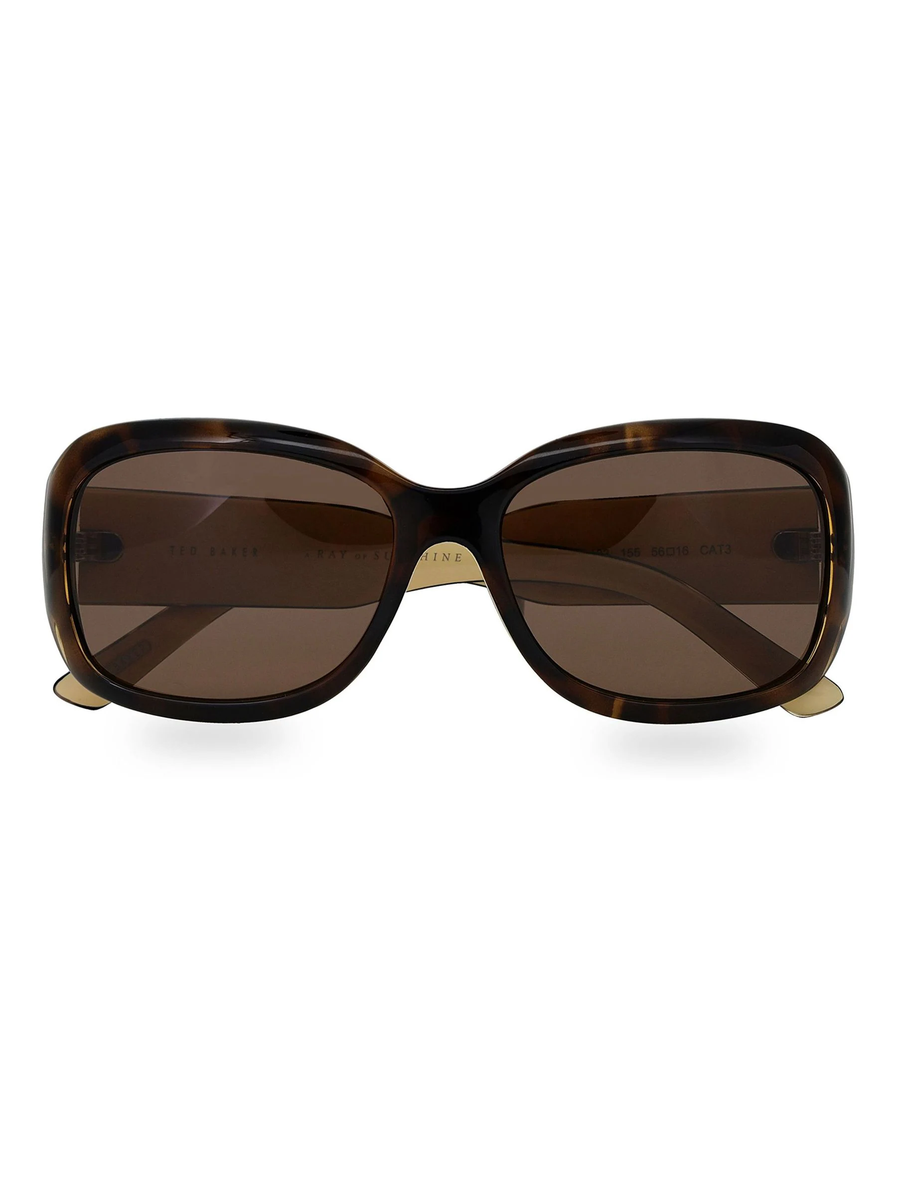 Bruin - Ted Baker Tortoiseshell Charlotte zonnebril
