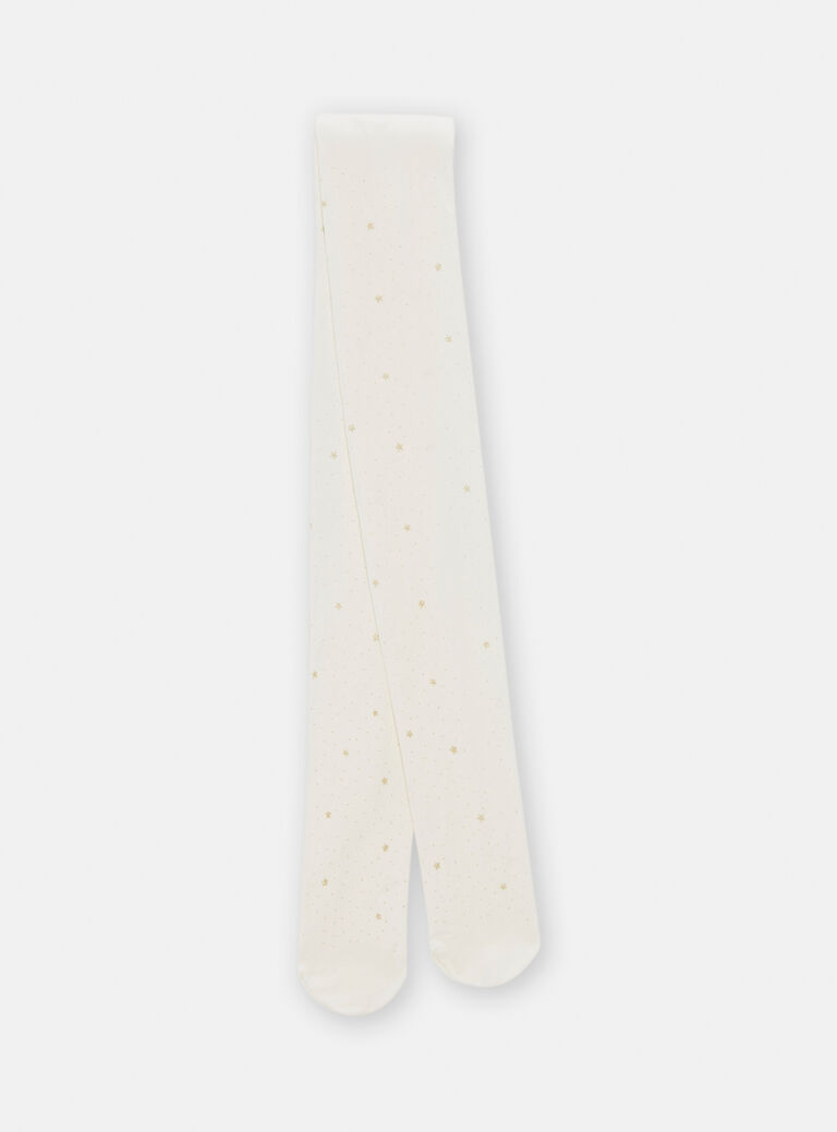 Collant à motif étoiles pailletées pour fille