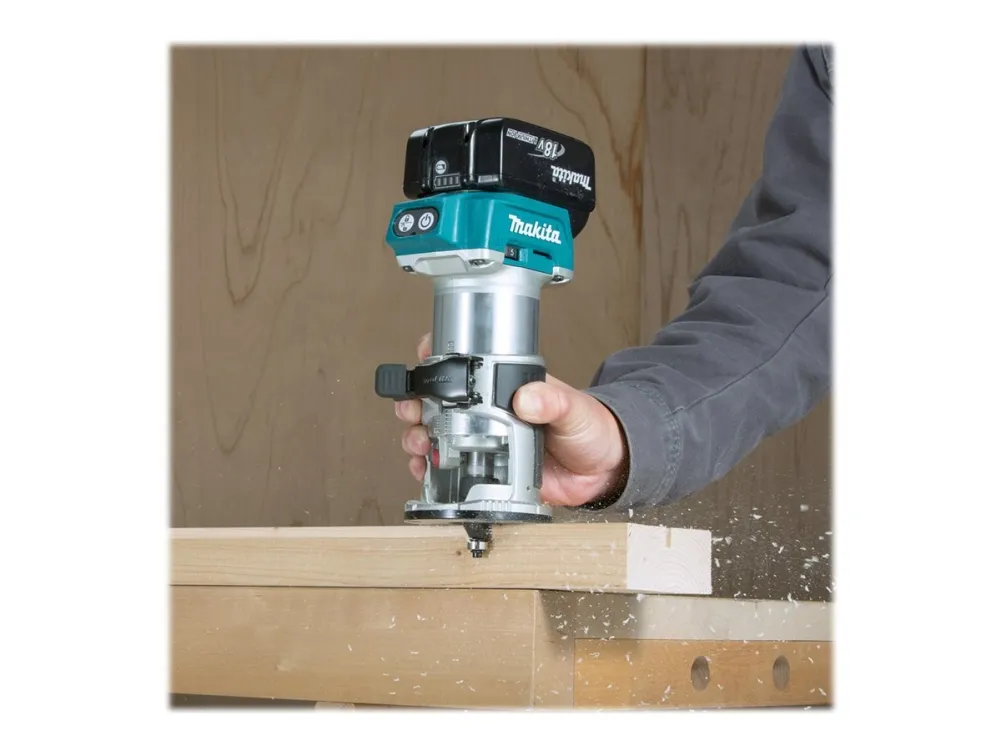 Makita DRT50 - Pyntrouter - ledningfri - spændepatron 8 mm - intet batteri - 18 V - SOLO