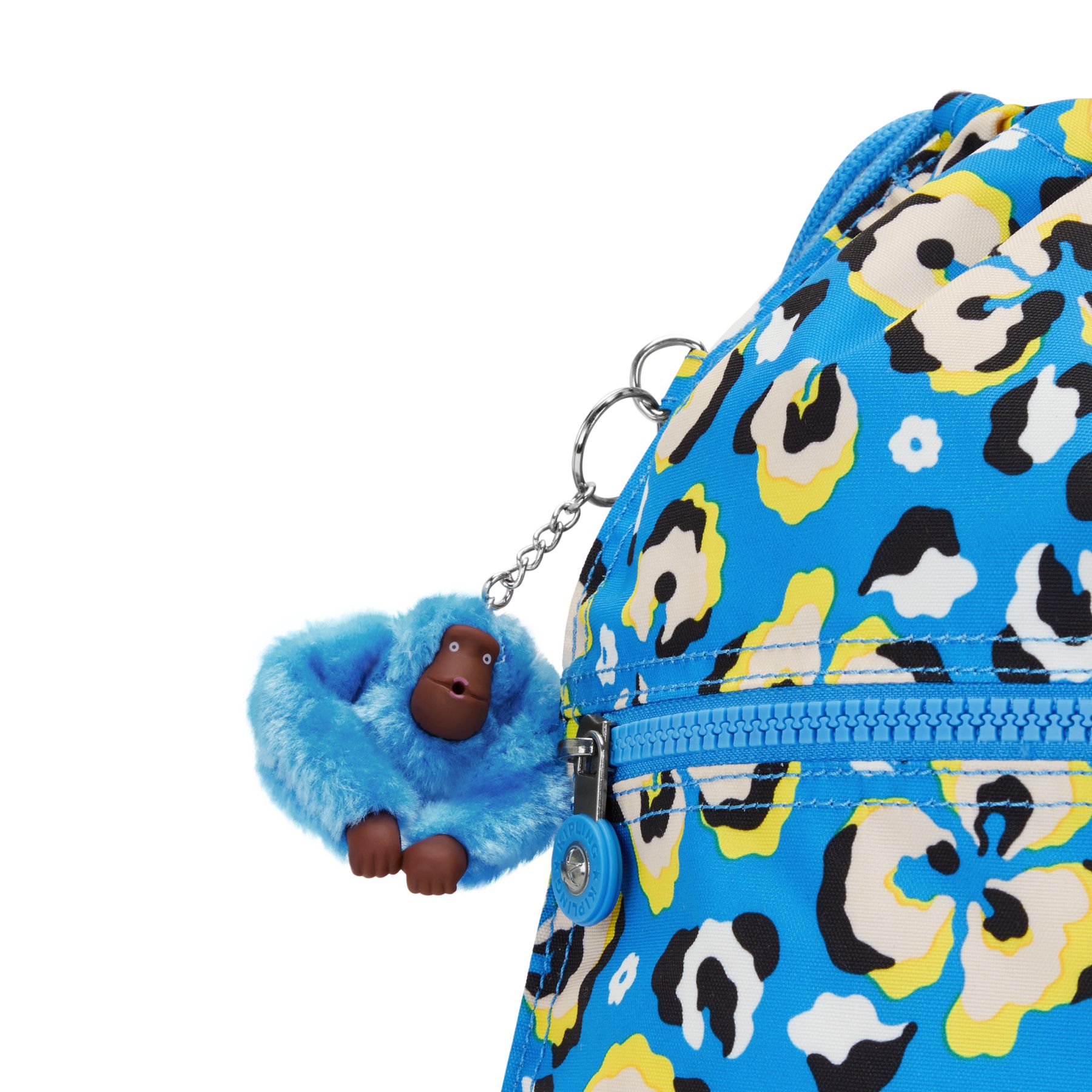 SUPERTABOO Sac moyen avec cordon de serrage - Leopard Floral