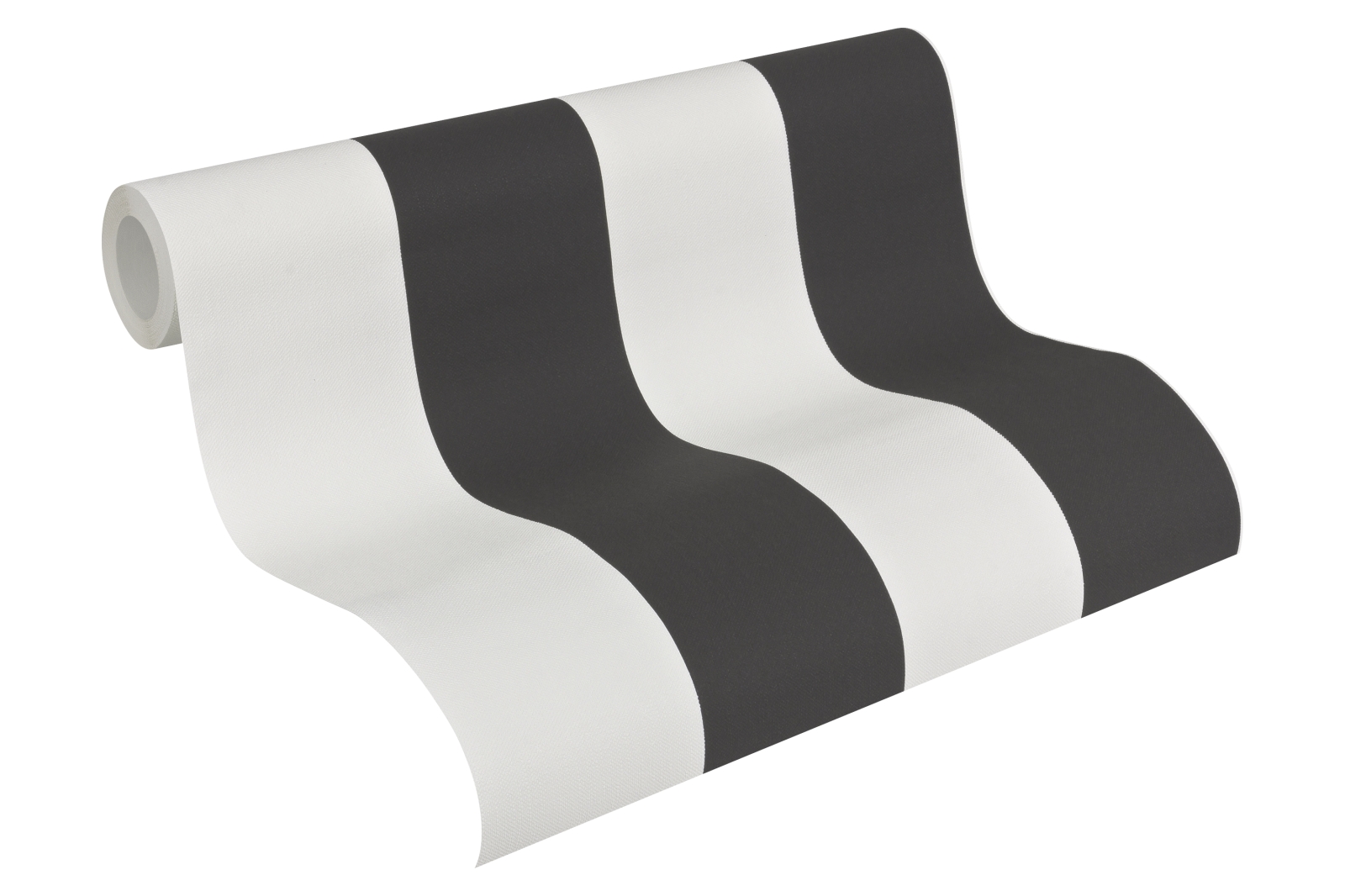 Vliestapete ELEGANCE 3 - schwarz-weiß - 10 Meter