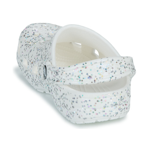 Crocs - Classic Starry Glitter Clog K - Blanc