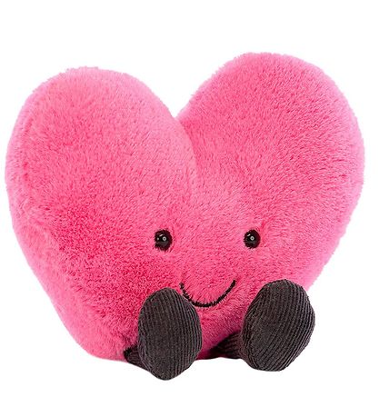 Jellycat Bamse - 20x17 cm - AmuseaBlå Pink Heart