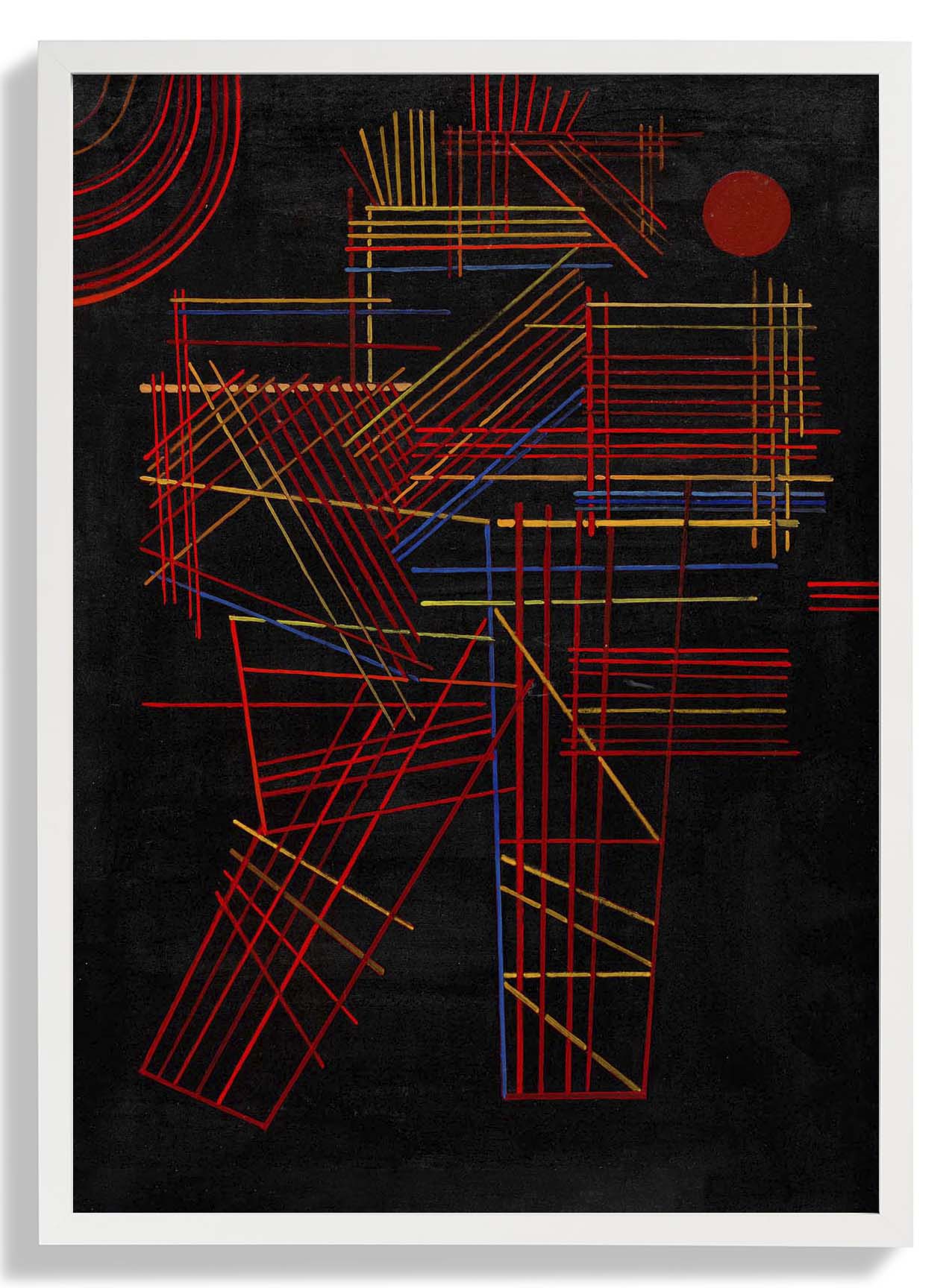Bunte Stöcke von Wassily Kandinsky